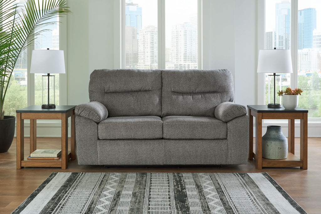 Bindura - Glider Loveseat - Mineral by Unique Piece Furniture