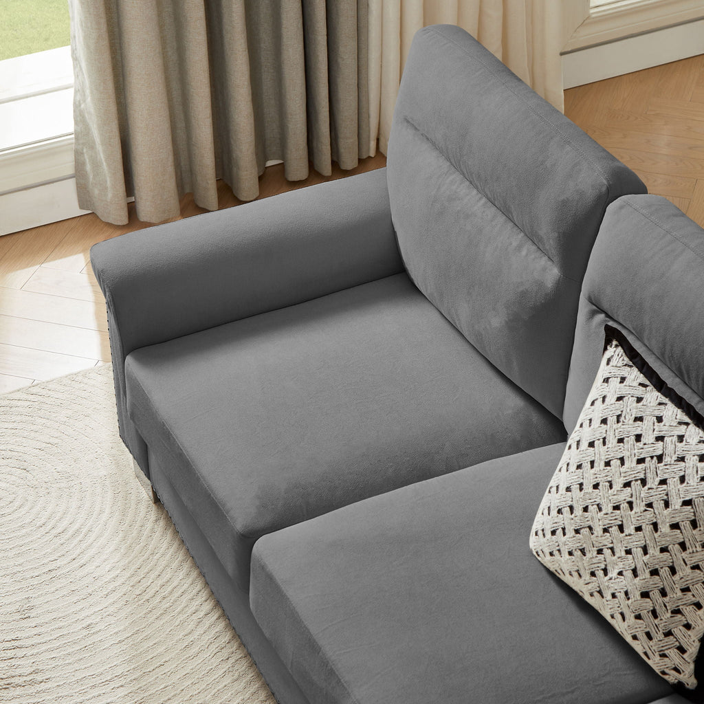 3 Seater Elegant Stationary Sofa by Unique Piece Furniture
