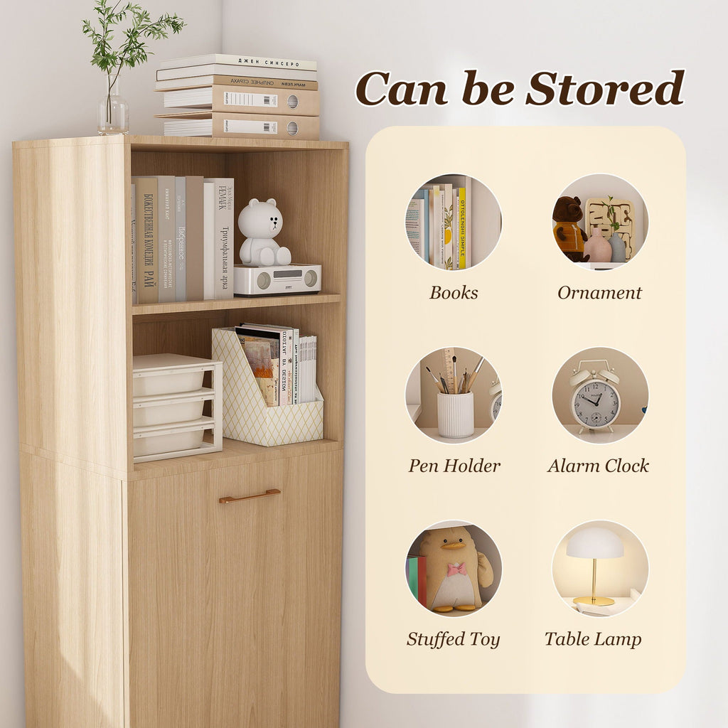 Stretchable Office Desk With Storage Shelves And Mobile Wheels by Unique Piece Furniture