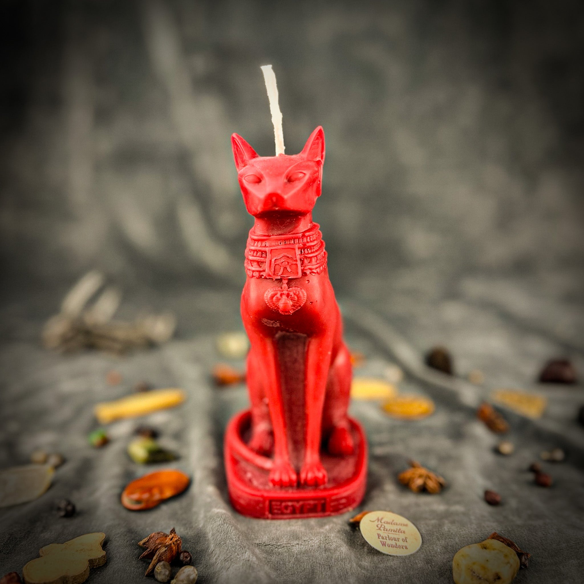 Bast Candle Spell Kit - Egyptian Goddess Protection & Fertility Magic by Parlour of Wonders