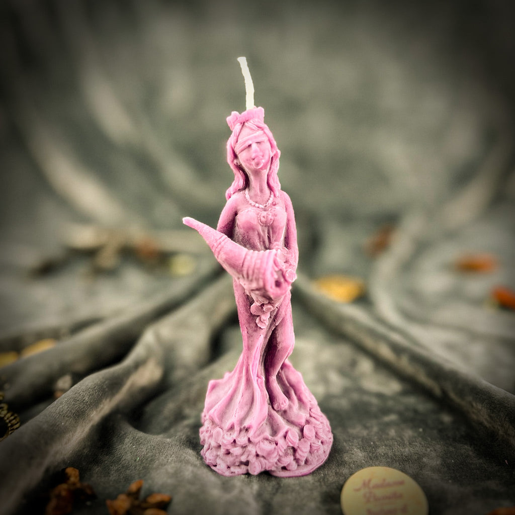 Fortuna Goddess of Luck Candle Spell Kit - Fortune & Prosperity Magic by Parlour of Wonders