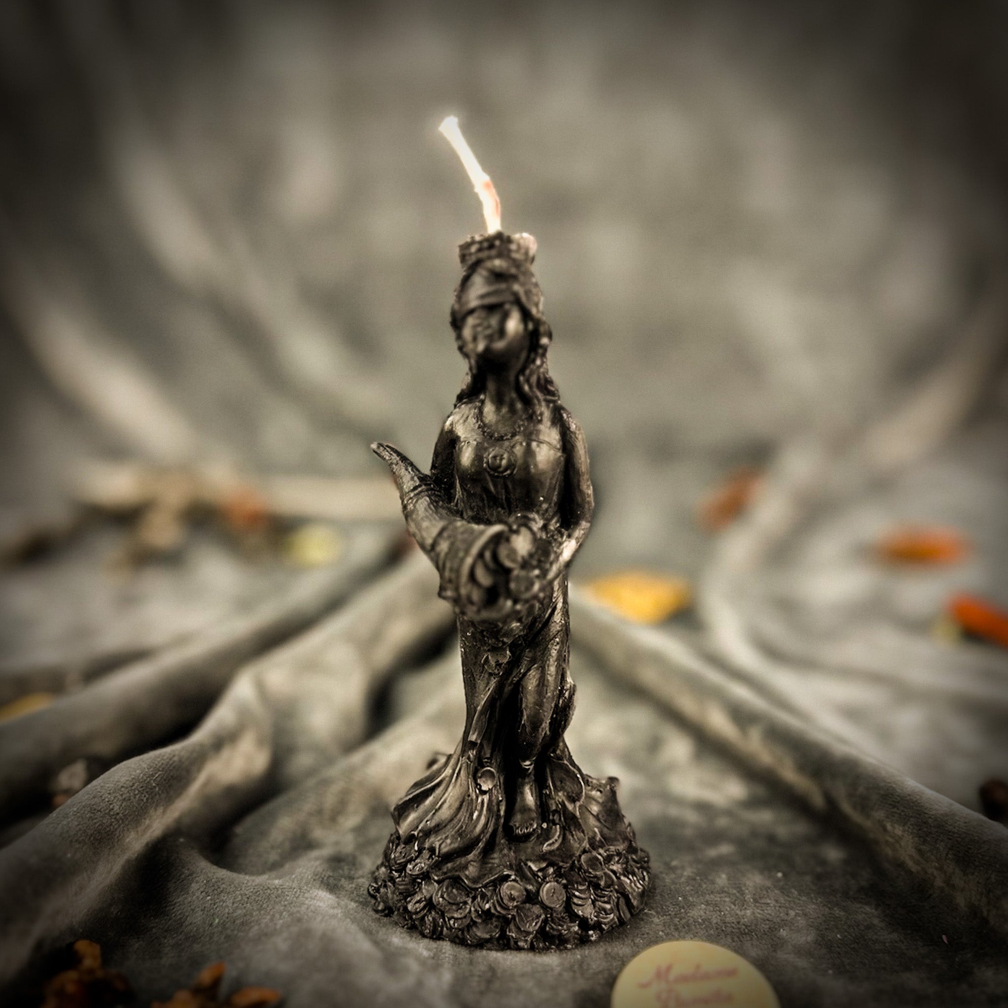 Fortuna Goddess of Luck Candle Spell Kit - Fortune & Prosperity Magic by Parlour of Wonders