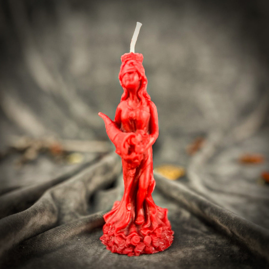 Fortuna Goddess of Luck Candle Spell Kit - Fortune & Prosperity Magic by Parlour of Wonders