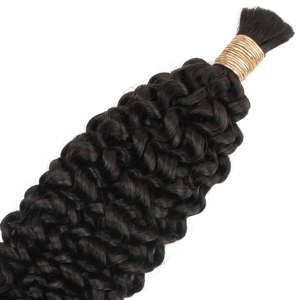 Water Wave Bulk 100% Human Braiding Hair by Private Label