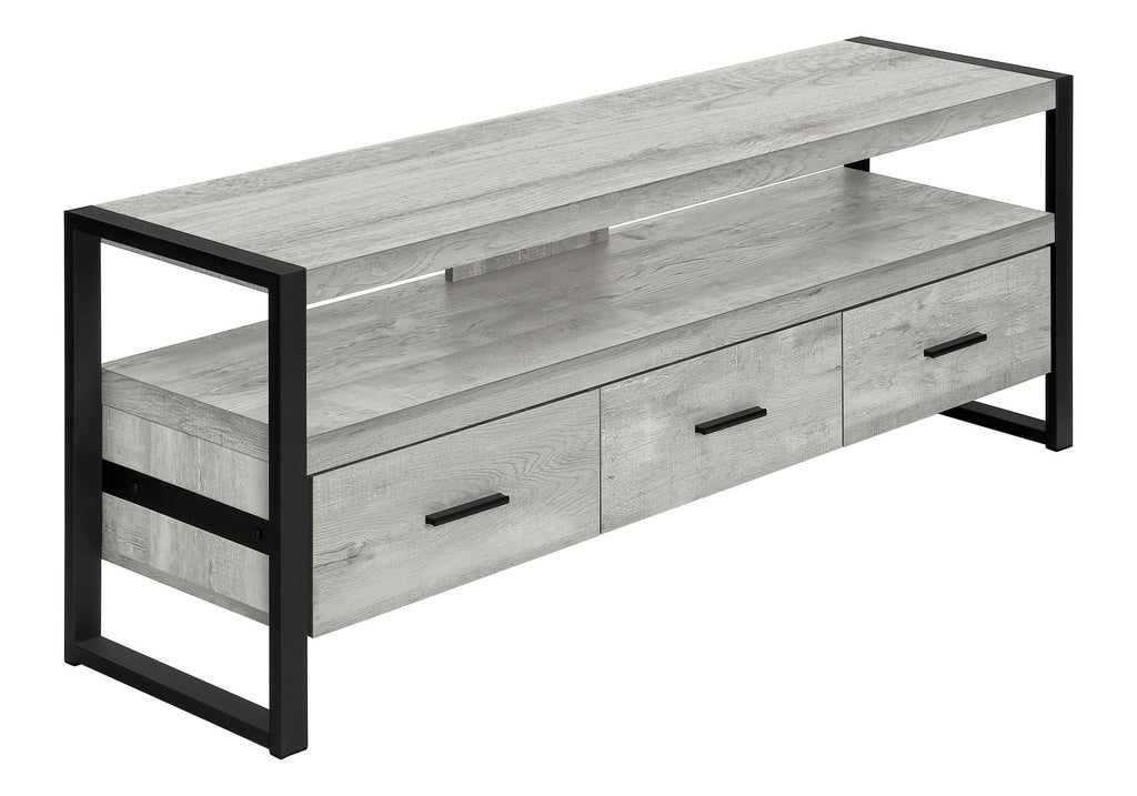 TV Stand, Console, Media Entertainment Center, Storage Drawers, Modern by Unique Piece Furniture