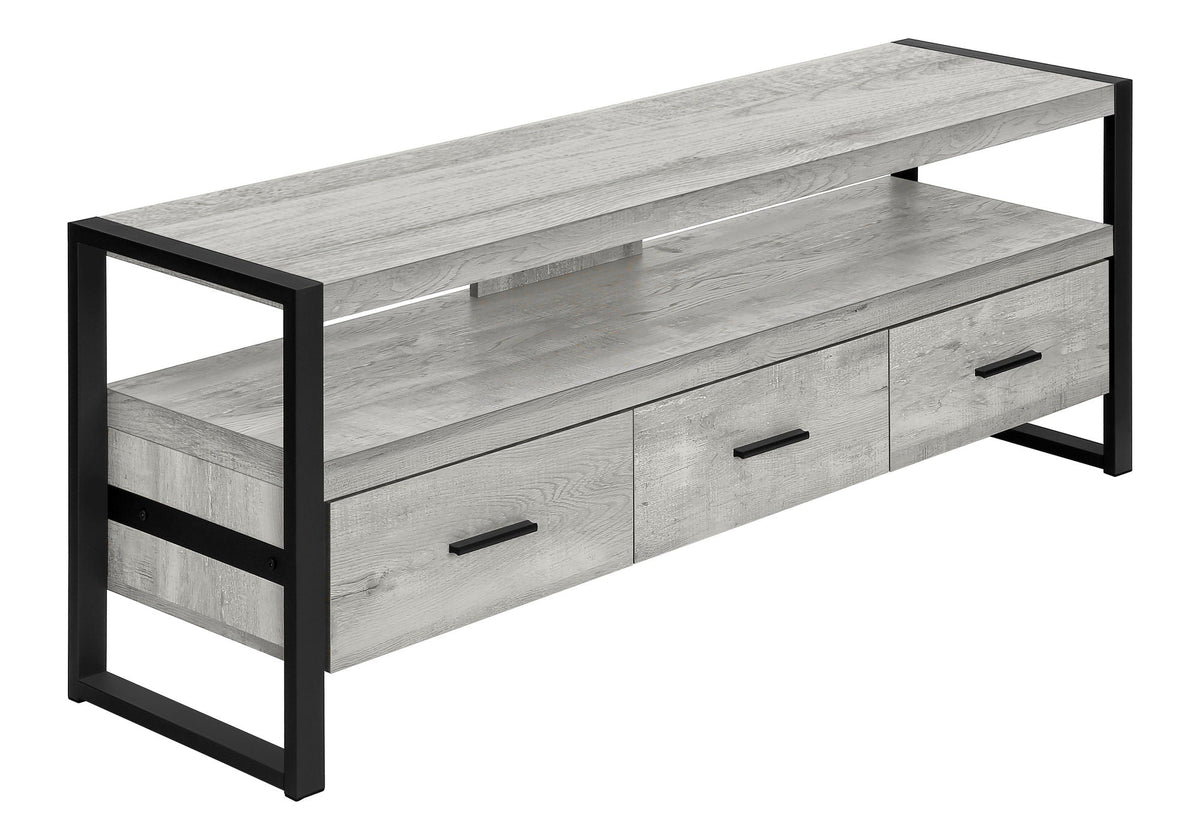 TV Stand, Console, Media Entertainment Center, Storage Drawers, Modern by Unique Piece Furniture