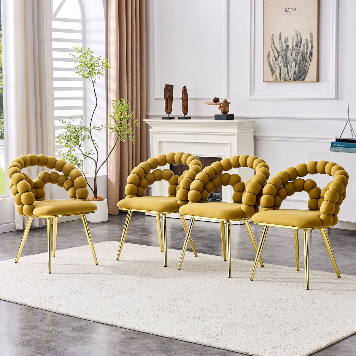 Puffy Bubble, Ball Chain Chairs For Dining Room by Unique Piece Furniture
