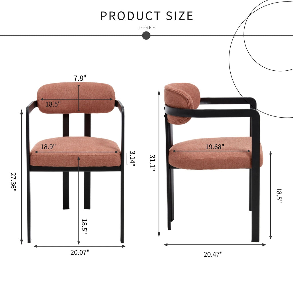 Dining Arm Chairs (Set of 2) by Unique Piece Furniture