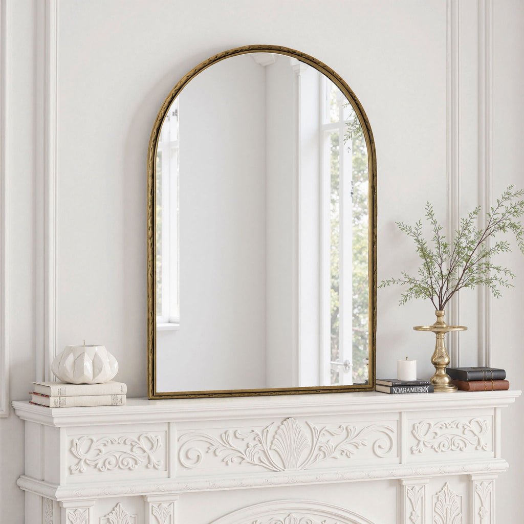 Arched Mirror With Shatterproof Glass by Unique Piece Furniture