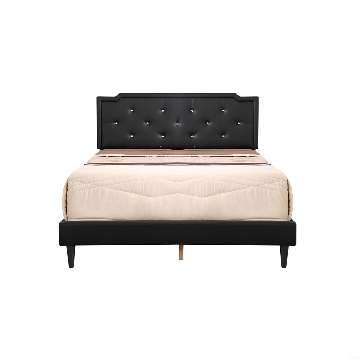 Button Tufted Bed Charming For Cozy Spaces by Unique Piece Furniture