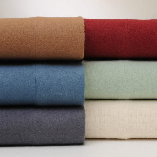 Bibb Home 100% Cotton Solid Flannel Sheet Set by DailySale