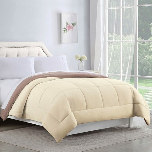 Bibb Home 2-Tone Down Alternative Reversible Comforter by DailySale
