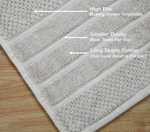 Bibb Home 6-Piece Egyptian Cotton Zero Twist Towel Set by DailySale