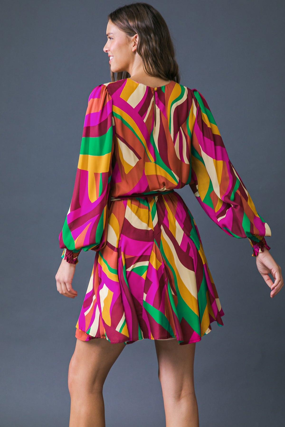 KEEP ON MOVING WOVEN MINI DRESS by Flying Tomato