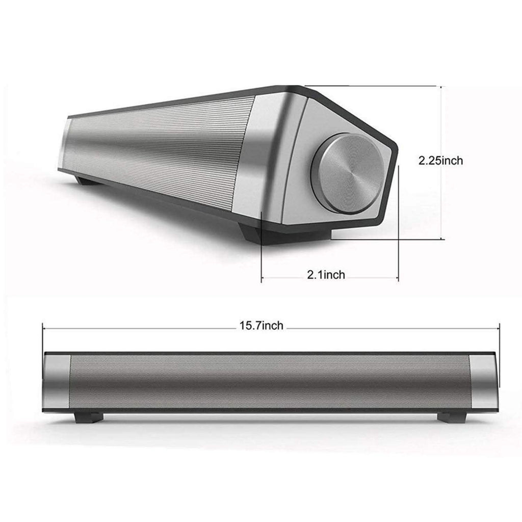 Bluetooth Sound Bar Wired and Wireless Mini Home Theater Audio by DailySale