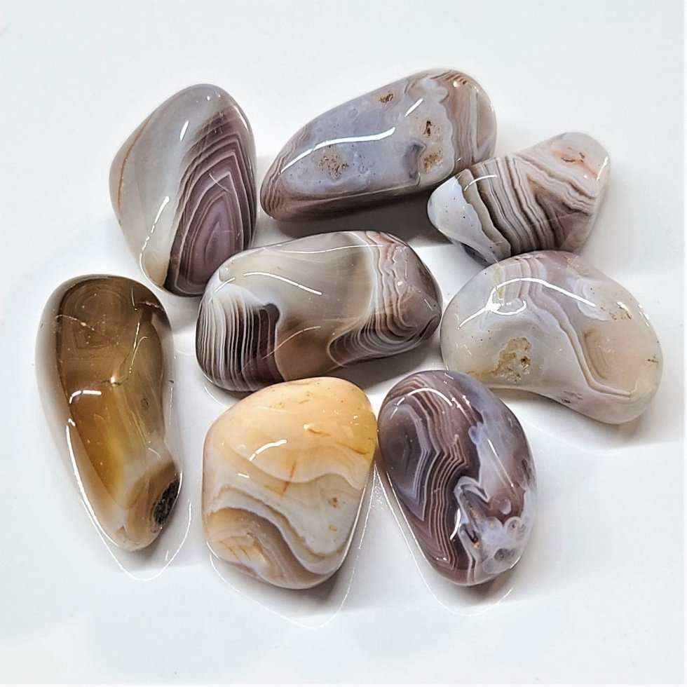 Botswana Agate Tumbled Stone by Sacred Crystals