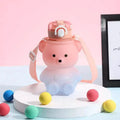 BPA-free Kawaii Bear Straw Water Bottle by DailySale