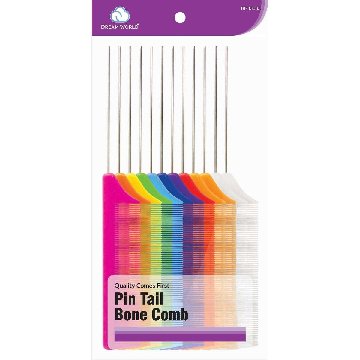 Brittny Bulk Pintail Comb Assorted by Celleste's Online Beauty Supply Store