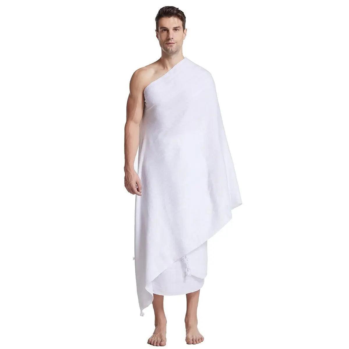 Men's Ihram Hajj & Umrah Towel Set(MC001) by Mariam's Collection