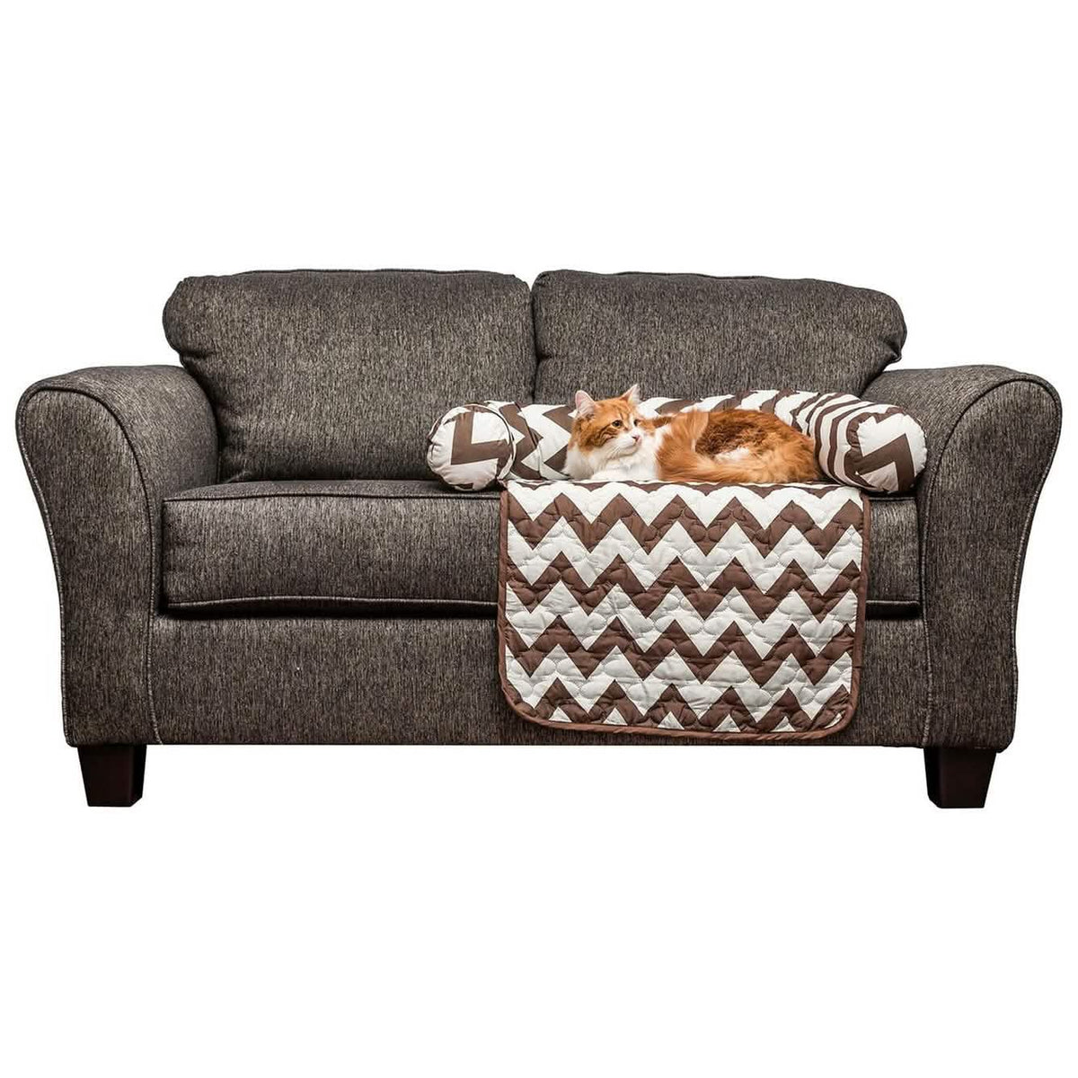 Chevron Reversible Quilted Pet Bed Chair Cover - Assorted Sizes by DailySale