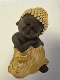 Buddha sitting on Left Knee by Sacred Crystals