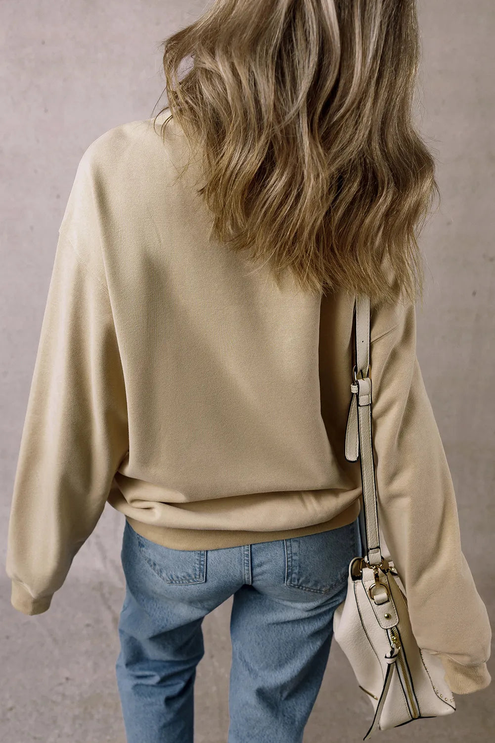 THANKFUL Bow Round Neck Long Sleeve Sweatshirt by Wild and Free Boutique