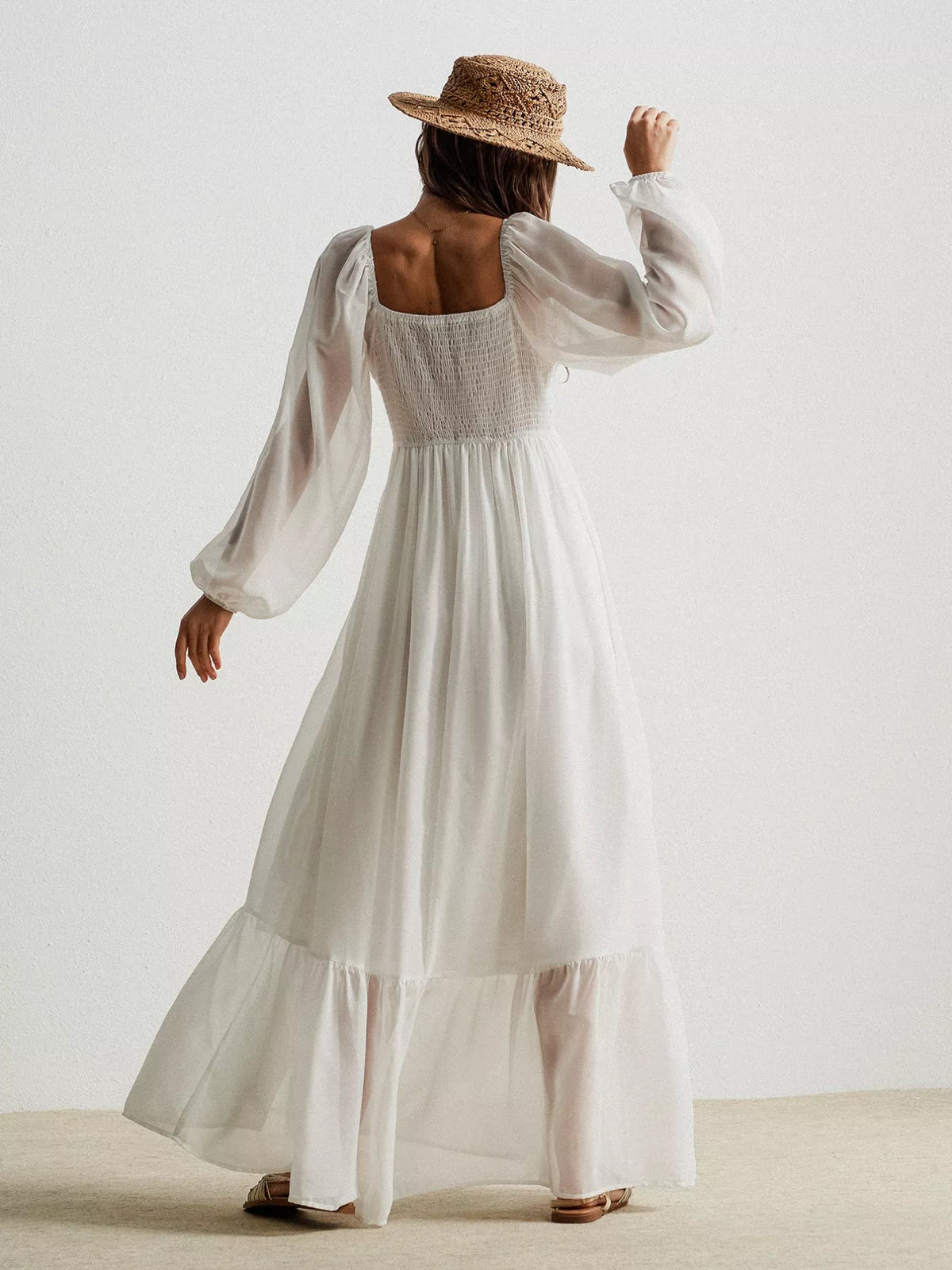 Boho Chic Crochet Lace Maxi Dress by Simply Love