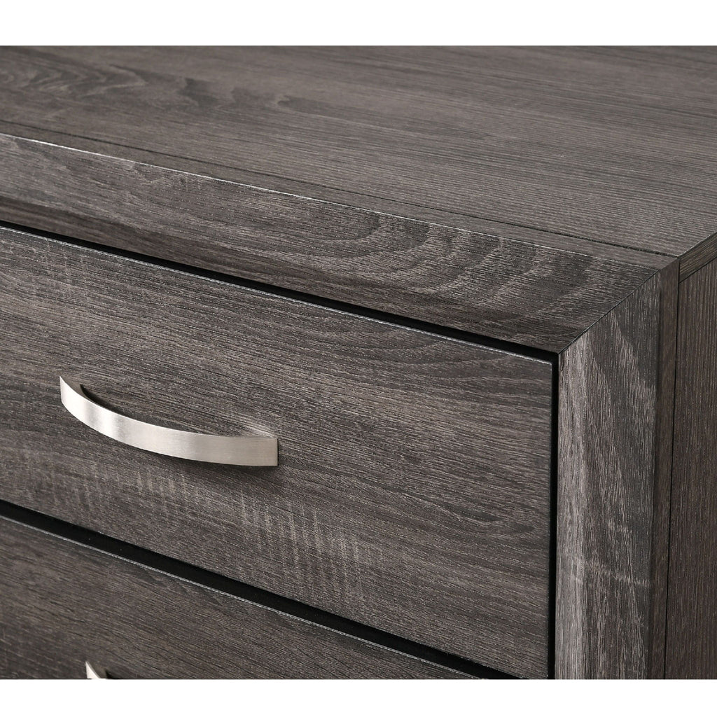 Contemporary 6 Drawer Dresser With Handles by Unique Piece Furniture