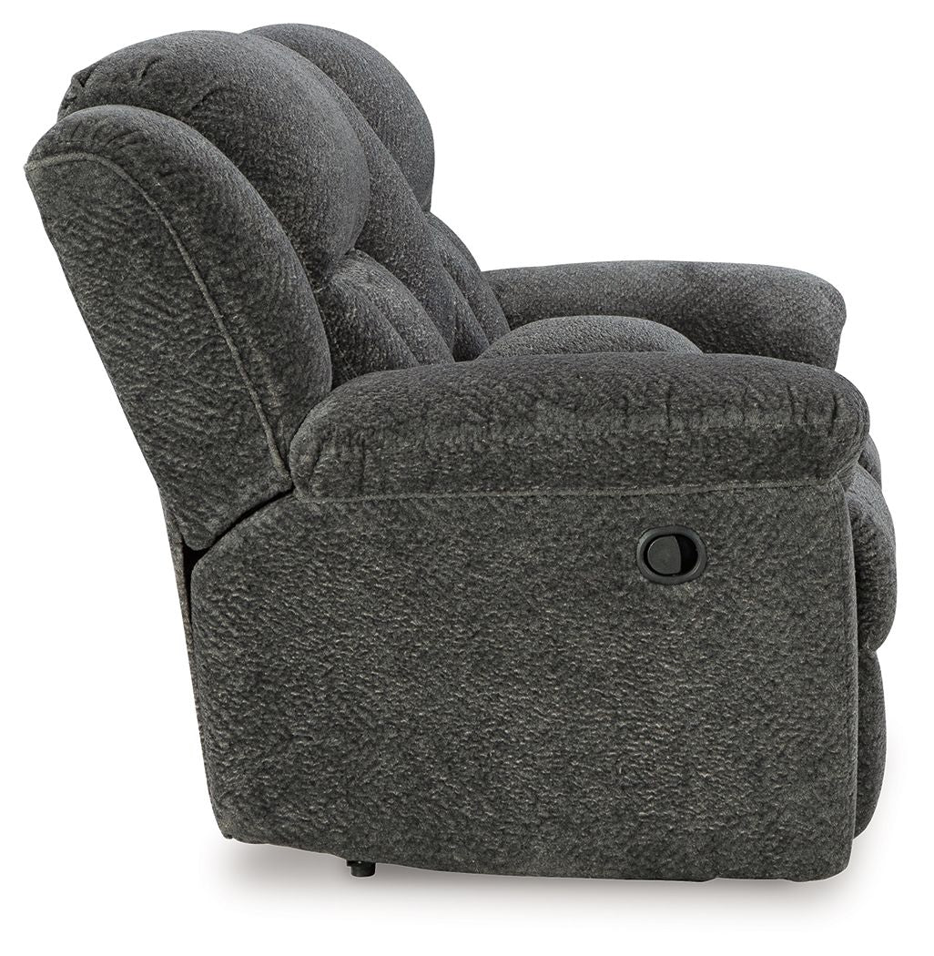 Frohn - Dbl Reclining Loveseat With Console by Unique Piece Furniture