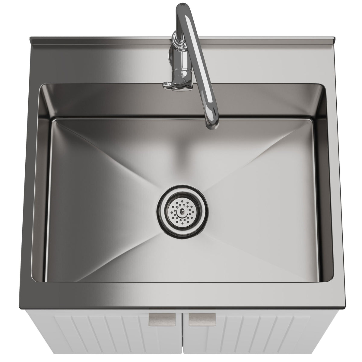 Murphy - Laundry Cabinet & Faucet And Stainless Steel Sink by Unique Piece Furniture