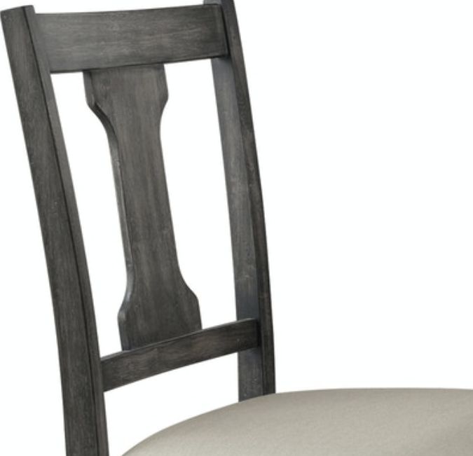 Wallace - Side Chair (Set of 2) - Tan / Weathered Gray by Unique Piece Furniture