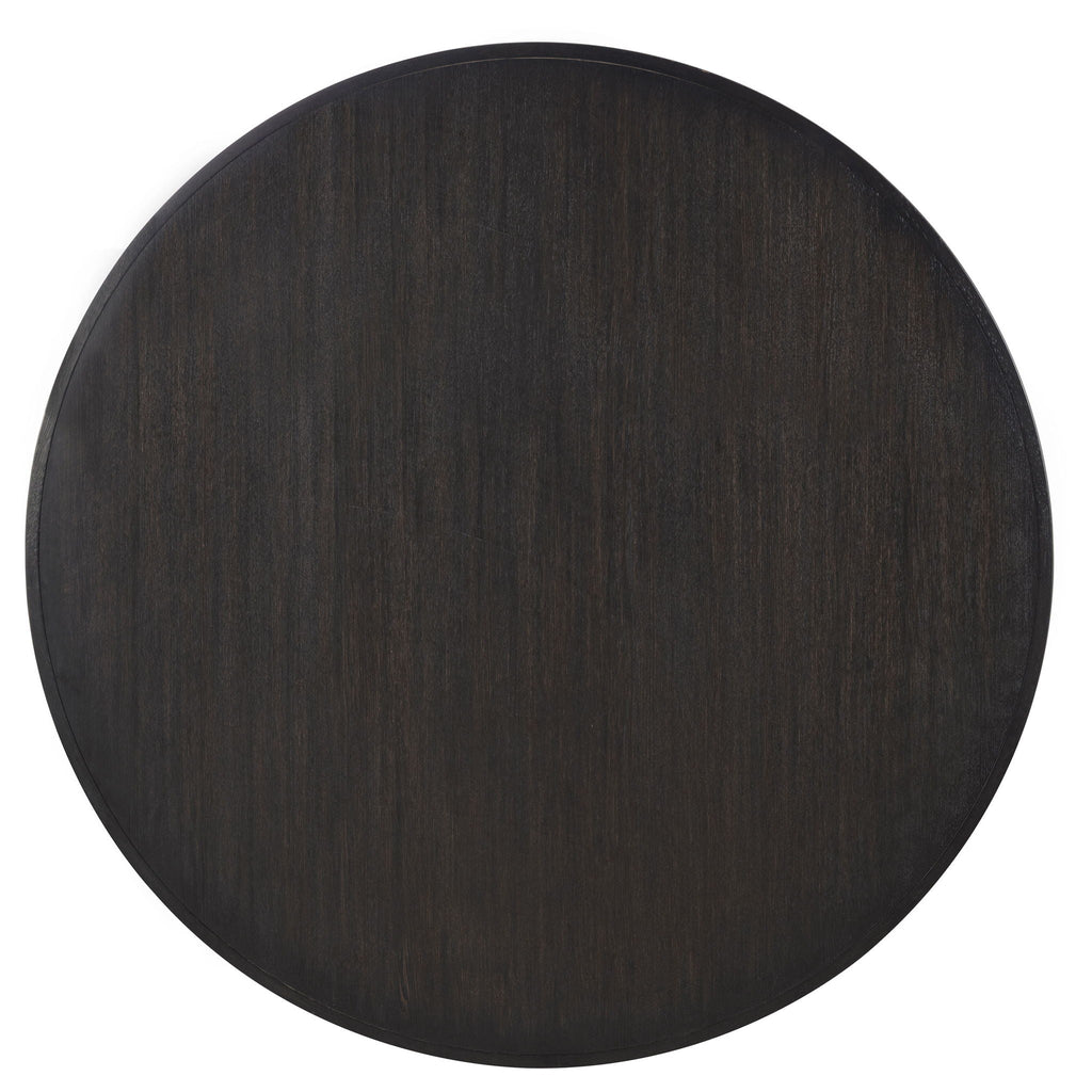 Leandro 5-piece Round Dining Table Set Burnished Black by Unique Piece Furniture