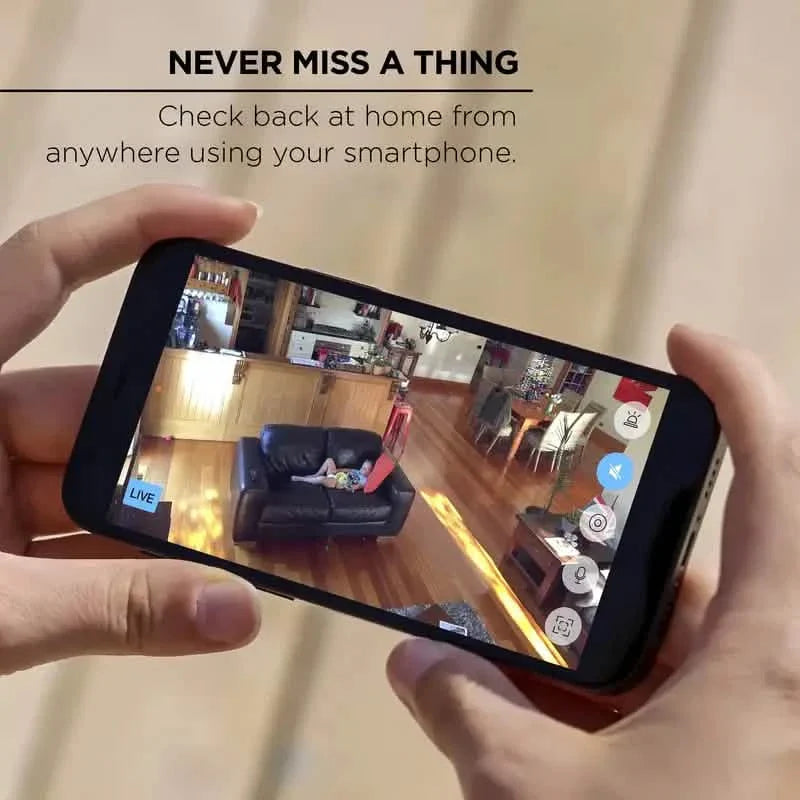 3MP Smart Home Security Camera – Night Vision, Two-Way Audio, Motion Detection, Alexa Compatible by DailySale