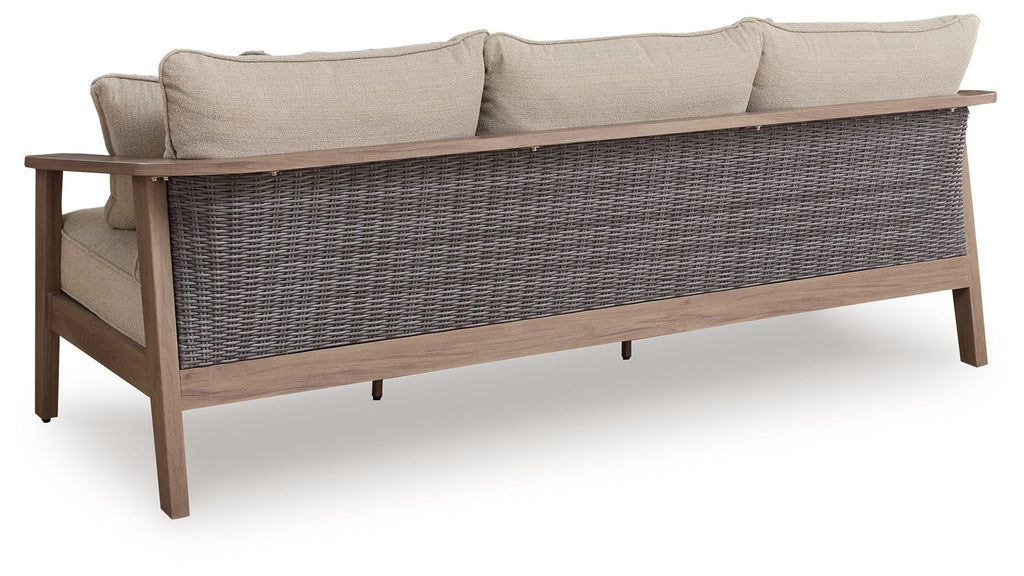 Harmony Headlands - Sofa With Cushion - Natural / Gray by Unique Piece Furniture