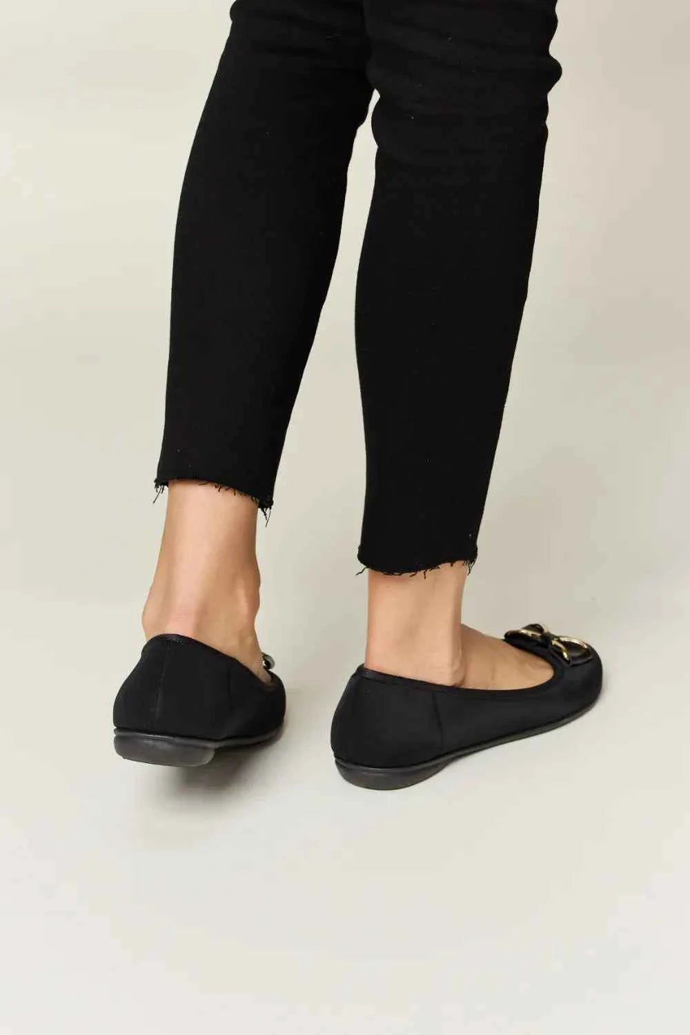 Forever Link Metal Buckle Flat Loafers by Wild and Free Boutique