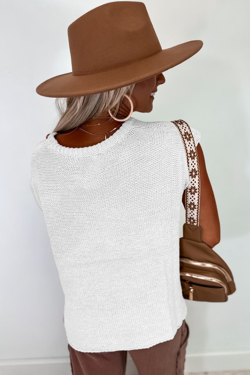 Black Solid Color Sweater Tee with Side Slits by Wild and Free Boutique