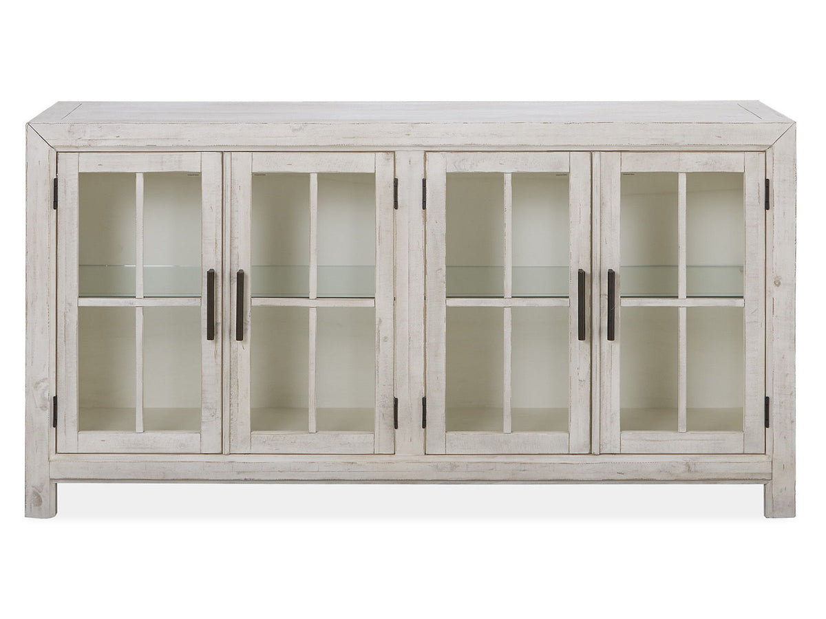 Bronwyn - Buffet Curio - Alabaster by Unique Piece Furniture