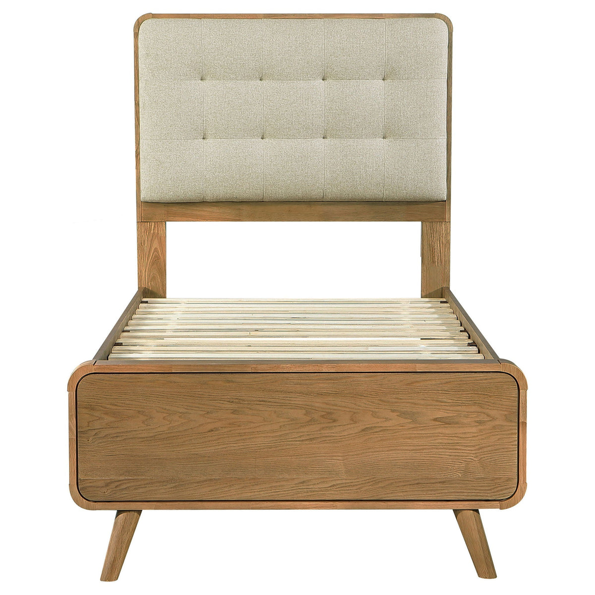 Robyn Wood Twin Platform Bed Light Ash by Unique Piece Furniture