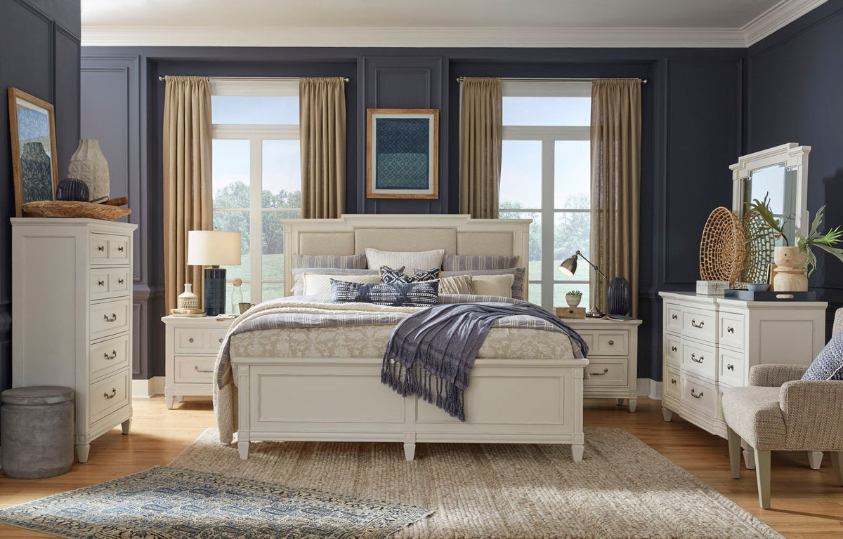 Willowbrook - Landscape Mirror - Egg Shell White With Slight Rub Through by Unique Piece Furniture
