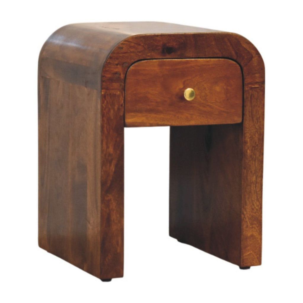 Mini Darcy - Nightstand With Curved Edges by Unique Piece Furniture