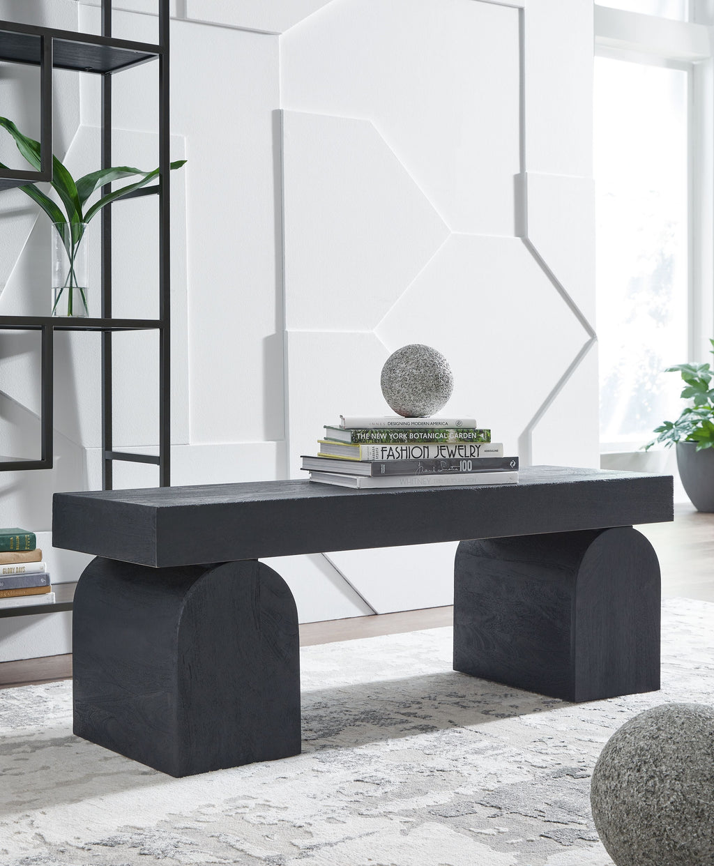 HoLGrove - Accent Bench - Black by Unique Piece Furniture