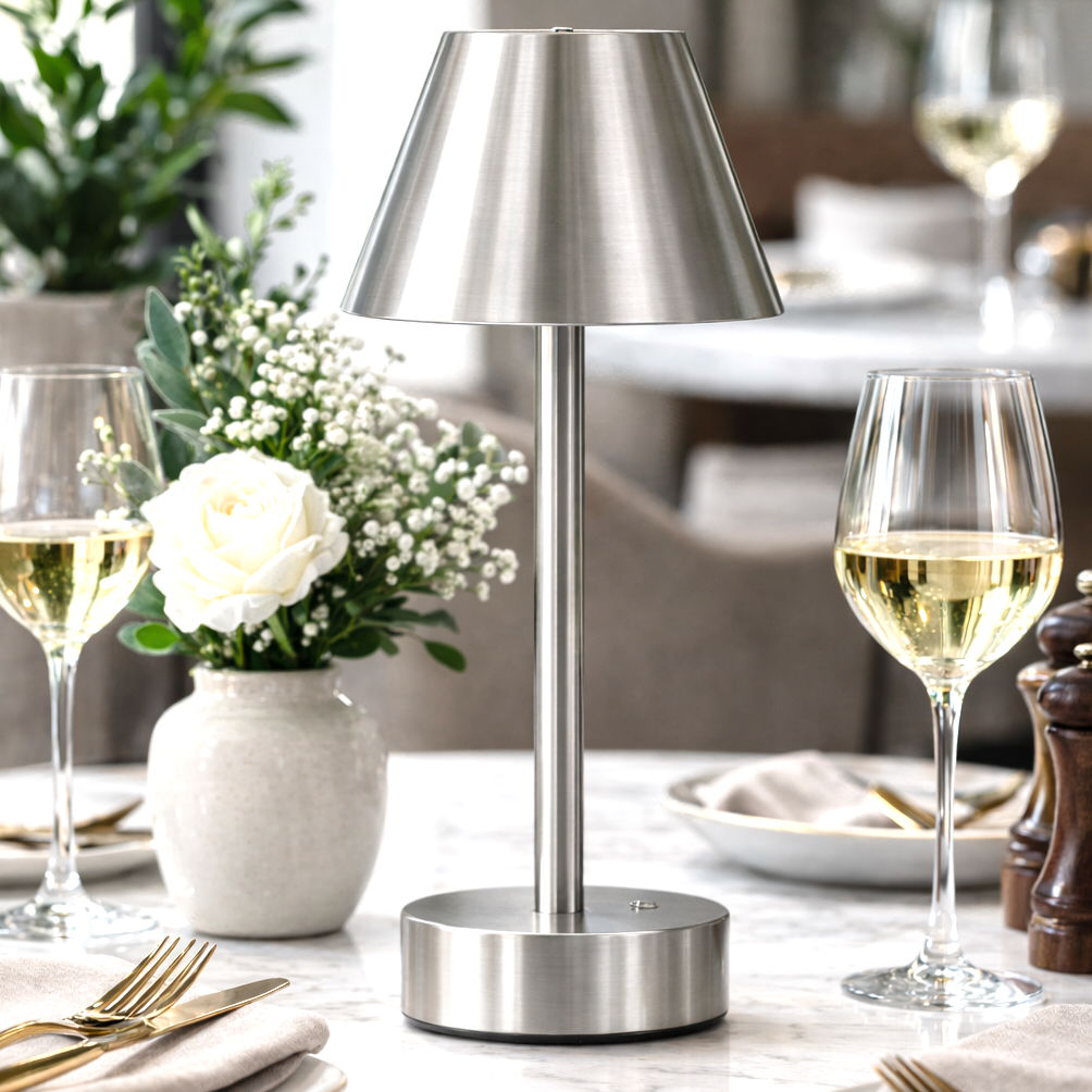 Elegance Rechargeable LED Table Lamp LED Touch Switch by Unique Piece Furniture