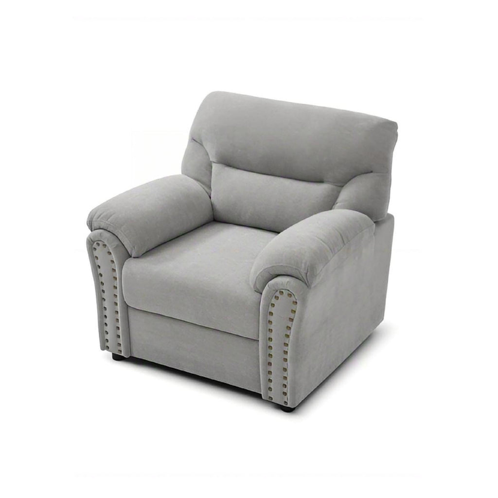 Hamilton - Chair With Hand Applied Nailhead Trim And Pillow Top Arm Cushions by Unique Piece Furniture
