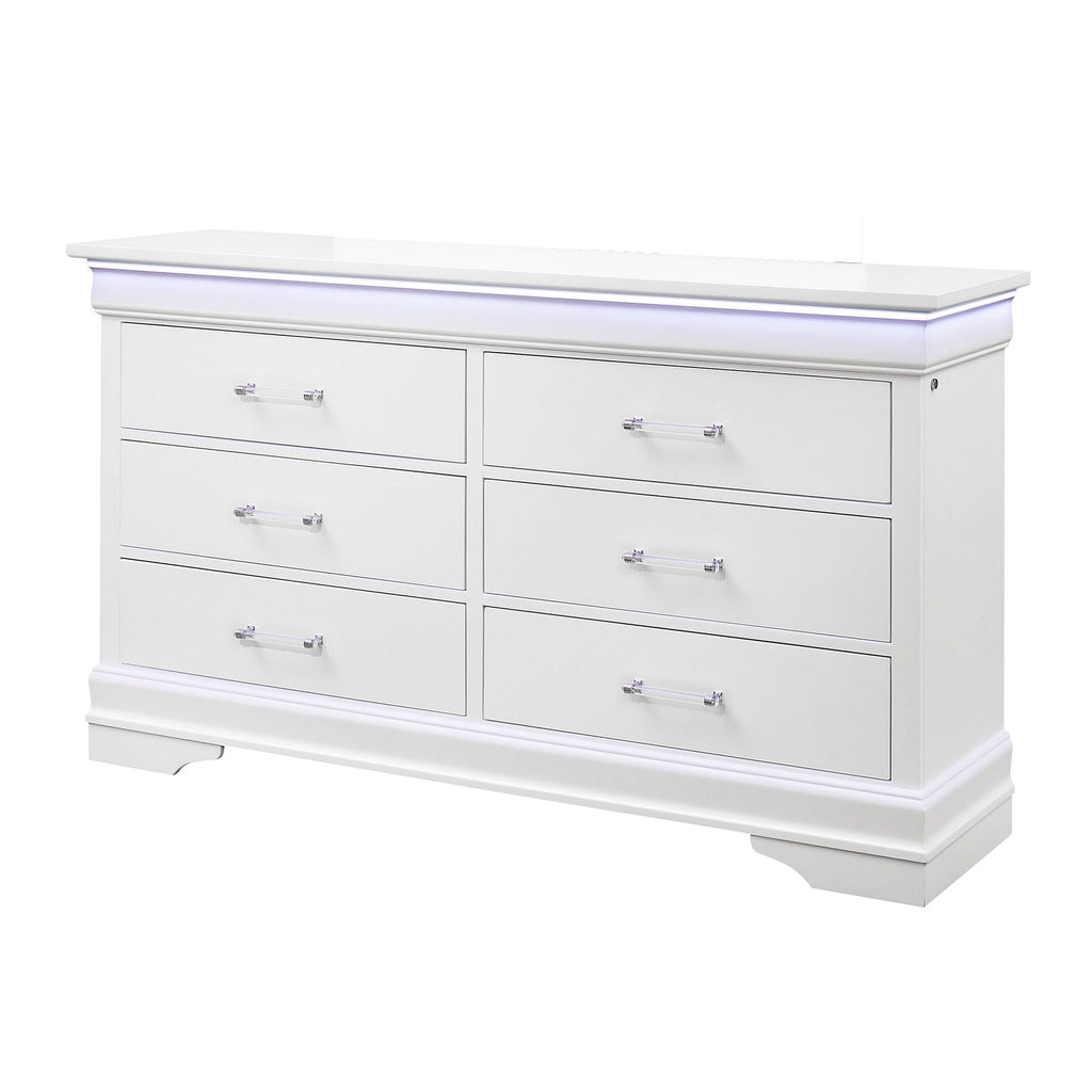 Charlston - Dresser With LED by Unique Piece Furniture
