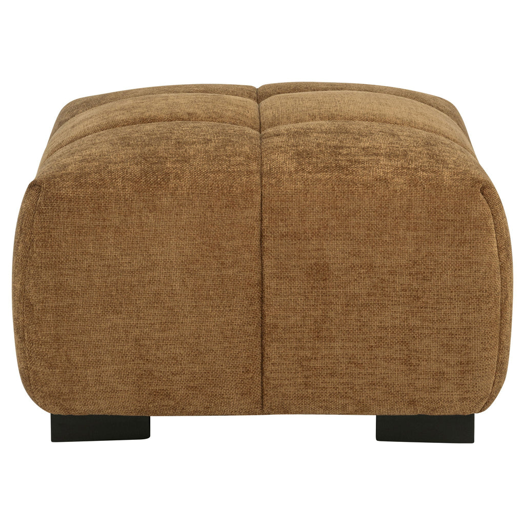 Octavia Upholstered Rectangular Ottoman Amber by Unique Piece Furniture