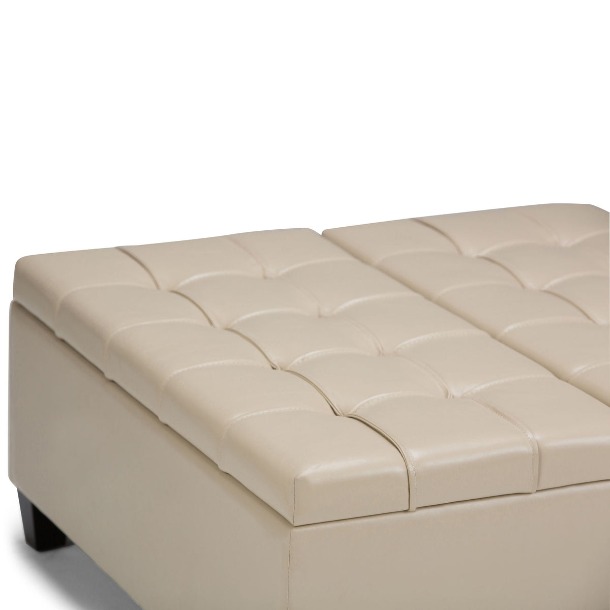 Harrison - Upholstered Coffee Table Storage Ottoman by Unique Piece Furniture
