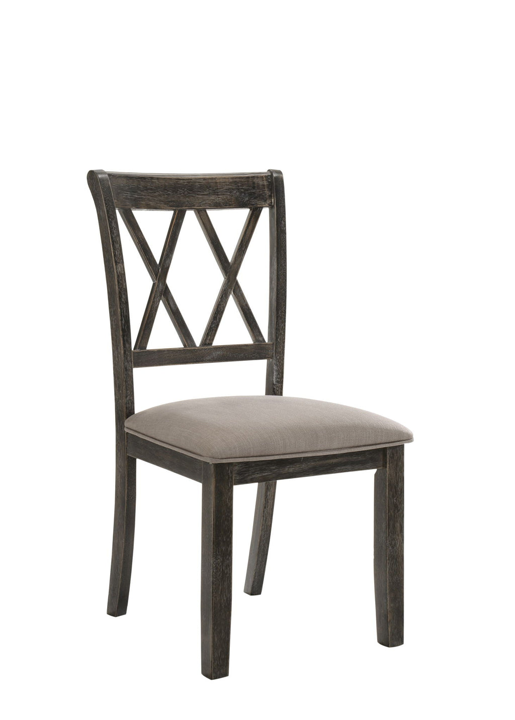 Claudia II - Weathered Side Chair (Set of 2) - Beige / Gray by Unique Piece Furniture