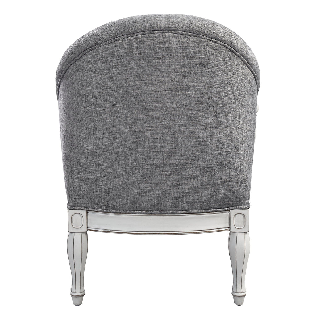 Florian - Antique Chair - Gray / White by Unique Piece Furniture