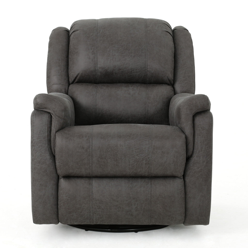 Contemporary Glider Recliner With Swivel Function by Unique Piece Furniture
