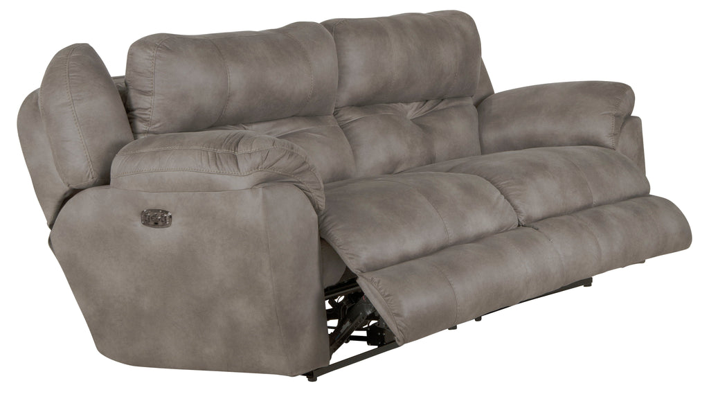 Ferrington - Power Lay Flat Reclining Sofa with Power Adjustable Headrest & Lumbar by Unique Piece Furniture